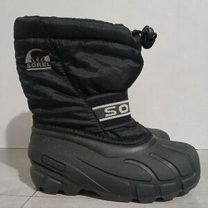 Sorel Cub Insulated Drawstring Winter Snow / Rain Kids Boots Size: 11